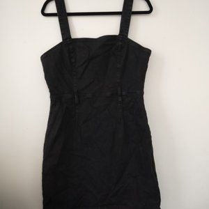 Black Denim Mini Dress